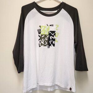 Five Ten / adidas 3/4 sleeve graphic baseball tee